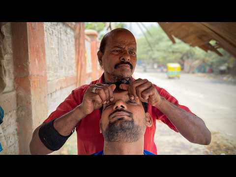 $1 Indian INTENSE Head Massage By STREET Barber | For BETTER INSTANT SLEEP | ASMR Gautam