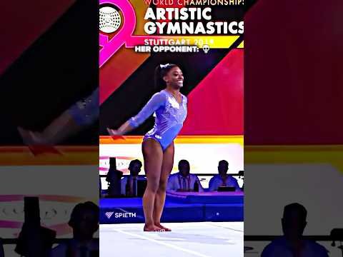 Who needs good landings when you're doing the 'Biles' 💀 #gymnastics #tumbling #simonebiles #goat