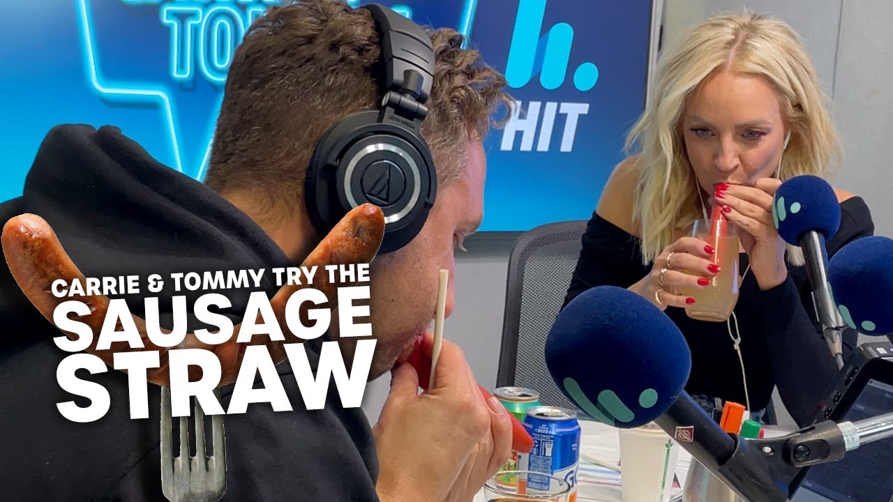 Carrie Bickmore Drinks Ginger Beer Through A Sausage Carrie & Tommy YouTube Carrie Bickmore Drinks Ginger Beer Through A Sausage Carrie & Tommy YouTube