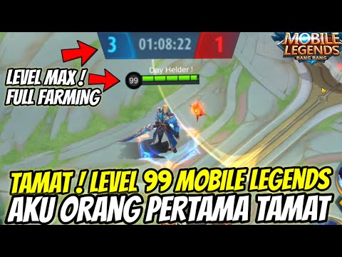 TAMAT! AKU ORANG PERTAMA YANG BISA LEVEL 99 DI MOBILE LEGENDS