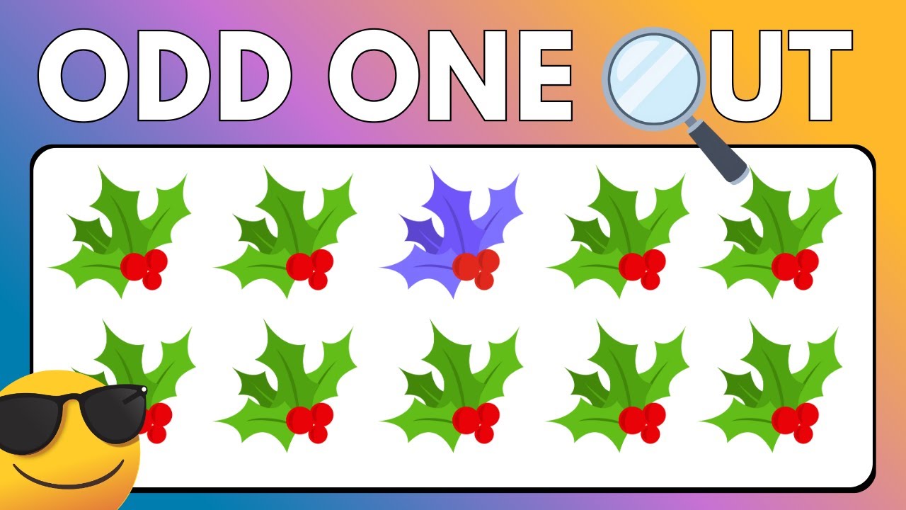 Find The Odd One Out (CHRISTMAS EDITION) - Kids Quiz Time