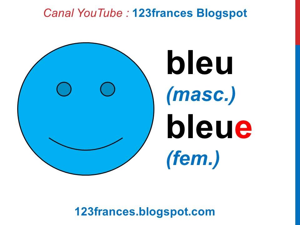 Curso De Francés 2 Los Colores En Francés Masculino Femenino Les Couleurs En Français