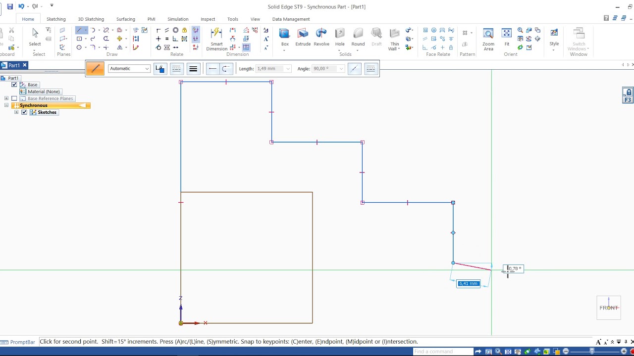 ST8 501 Solid Edge modell - YouTube