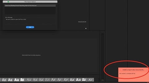 Mengatasi complex edit list pada Premiere Pro pada MAC