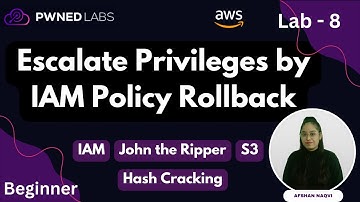#8 - Escalate Privileges by IAM Policy Rollback #aws #pwnedlabs #security
