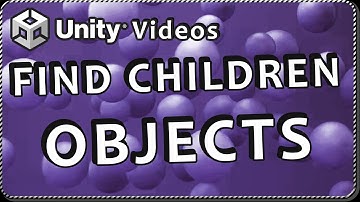 How to GET ALL THE CHILDREN OF AN OBJECT in Unity