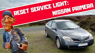 Reset Service Light (Nissan Primera P12)