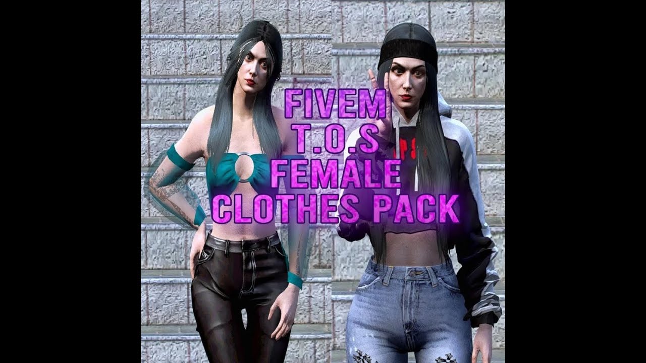 Fivem TOS Female Clothes Pack Showcase (Lore Friendly) - YouTube
