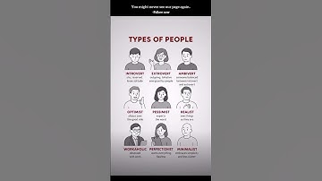 Types of people. #introvert #extrovert #ambivert #ytshorts #shortsfeed