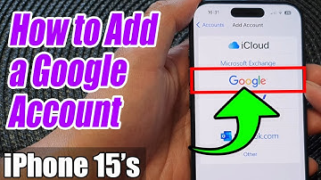 iPhone 15/15 Pro Max: How to Add a Google Account