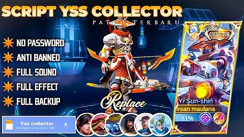 Update!! Script Skin YSS Collector No Password | Full Effect Voice | New Patch