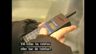 Lilla Akuellt - Vilka Vill Ha Mobiltelefon Mest? Svt 1997-03-04