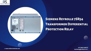 Protect Your Power System with Siemens Reyrolle 7SR54 Transformer Differential Protection Relay.