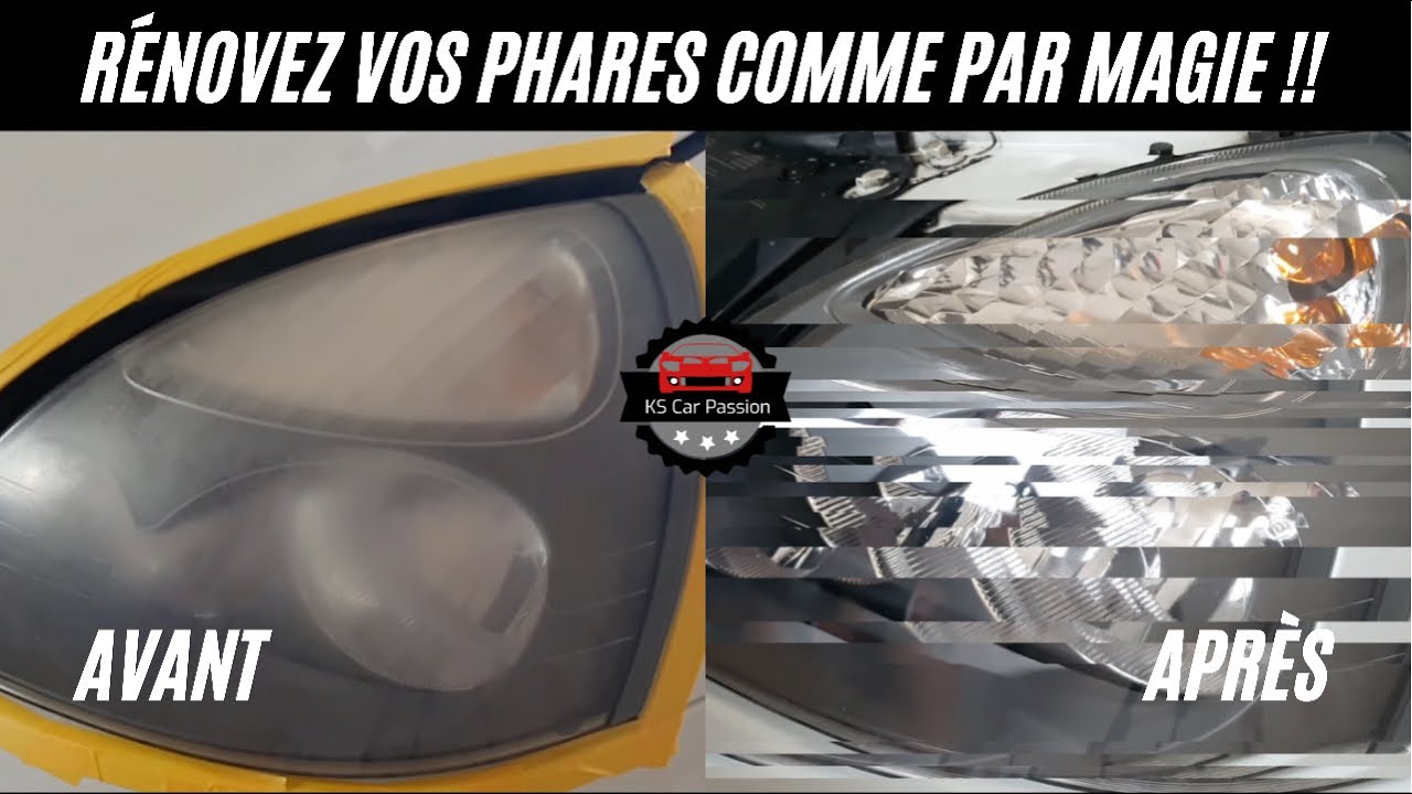 RÉNOVER SES PHARES par vapeur ( Polymérisation )  De la MAGIE !!! 