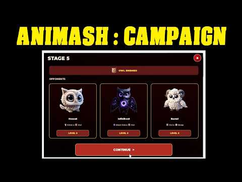 Battle Terminal Campaign Stage 5 : Owl Enemies | Animash Roblox (Guide/Tutorial)