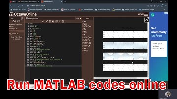 How to Run MATLAB Codes online through Octave-online