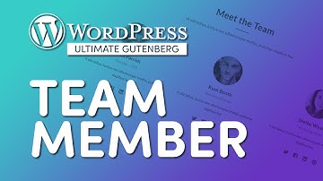 Team Member | Ultimate Addons for Gutenberg | WORDPRESS | Brainstorm Force Astra 4 ⭐⭐⭐⭐