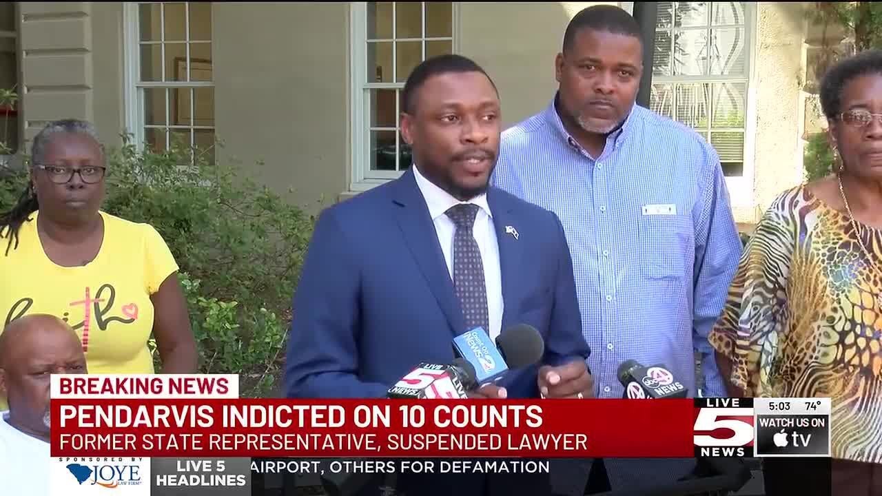 VIDEO: Suspended Charleston attorney and former lawmaker indicted