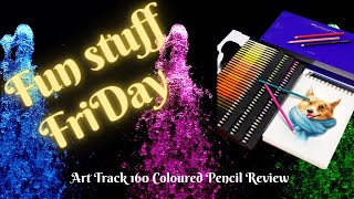 Fun Stuff Friday !!!! 160 ArtTrack Coloured Pencils Review and Swatch✍