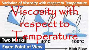 Variation of Viscosity with Temperature | FM |Tamil | ooruvathu arivu
