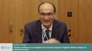 Climate resilience to strengthen our security: Impacts of global climate change on national security