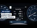 Instrument Cluster Display Settings For CcNC Touchscreens Hyundai 