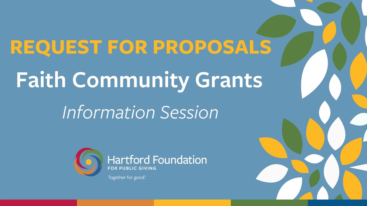 Faith Community Grants Information Session - YouTube