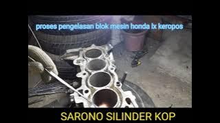 Las plus selep blok mesin honda keropos