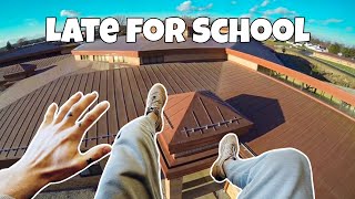 Late for School Parkour POV Part 1