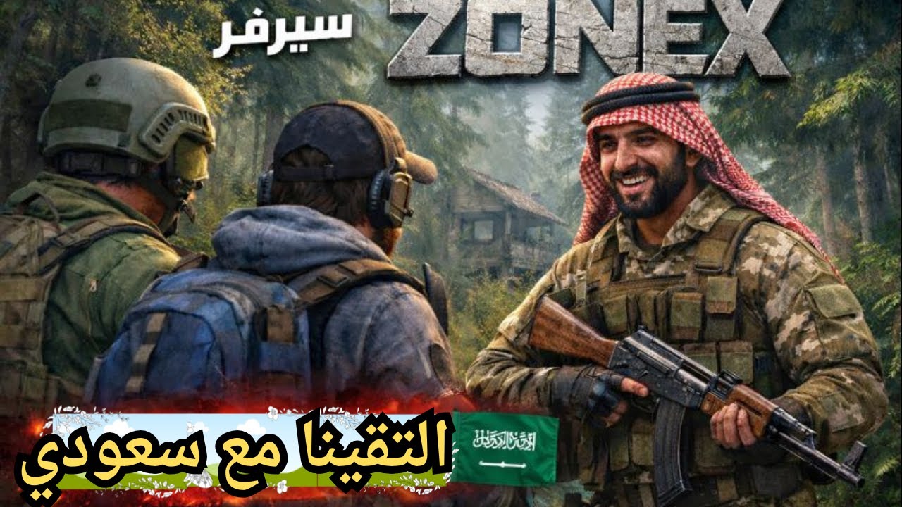 التقينا بشاب سعودي في غابة DayZ | سيرفر ZONEX 🇸🇦🌲