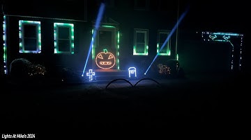 Enter Sandman By Metallica - 2024 Halloween Light Show