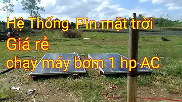 Điện miễn phí năng lượng năng lượng mặt trời | bơm năng lượng mặt trời 1hp