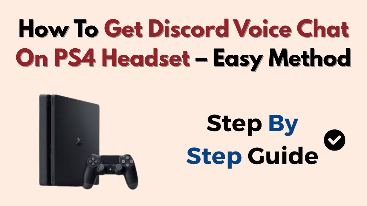 Как включить голосовой чат Discord на гарнитуре PS4 — простой способ