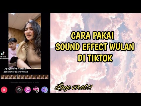 CARA PAKAI SOUND EFFECT WULAN DI TIKTOK - SUARA WULAN
