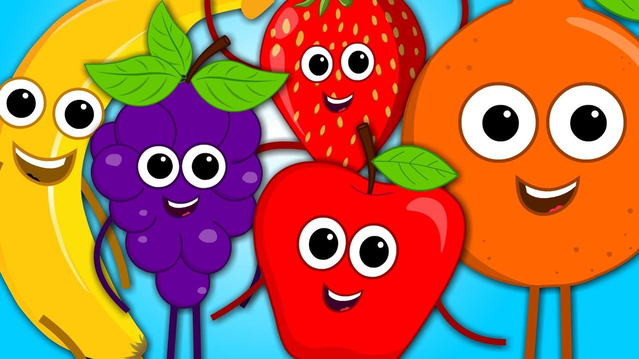 five little fruits learn fruits fruits song nursery rhymes kids