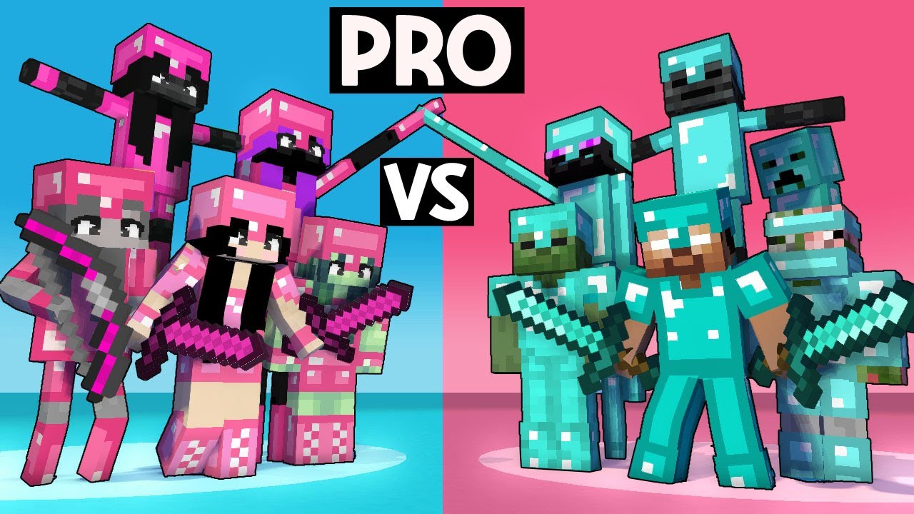 ⁣PRO GIRLS VS PRO BOYS - MONSTER SCHOOL GOT TALENT - FUNNY MINECRAFT ANIMATION