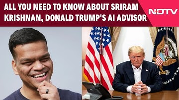 Sriram Krishnan | Who Is Sriram Krishnan, Donald Trump