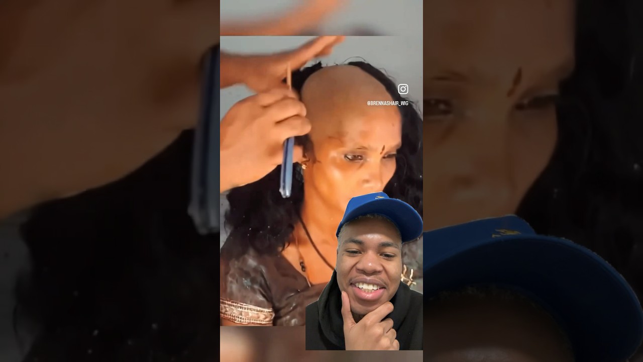 Как делают парики из натуральных волос…😨