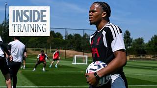 Inside Training: BACK ON THE PITCH! Ball work with Jacquet, Szoboszlai, Ngumoha and more