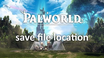 Palworld save file location