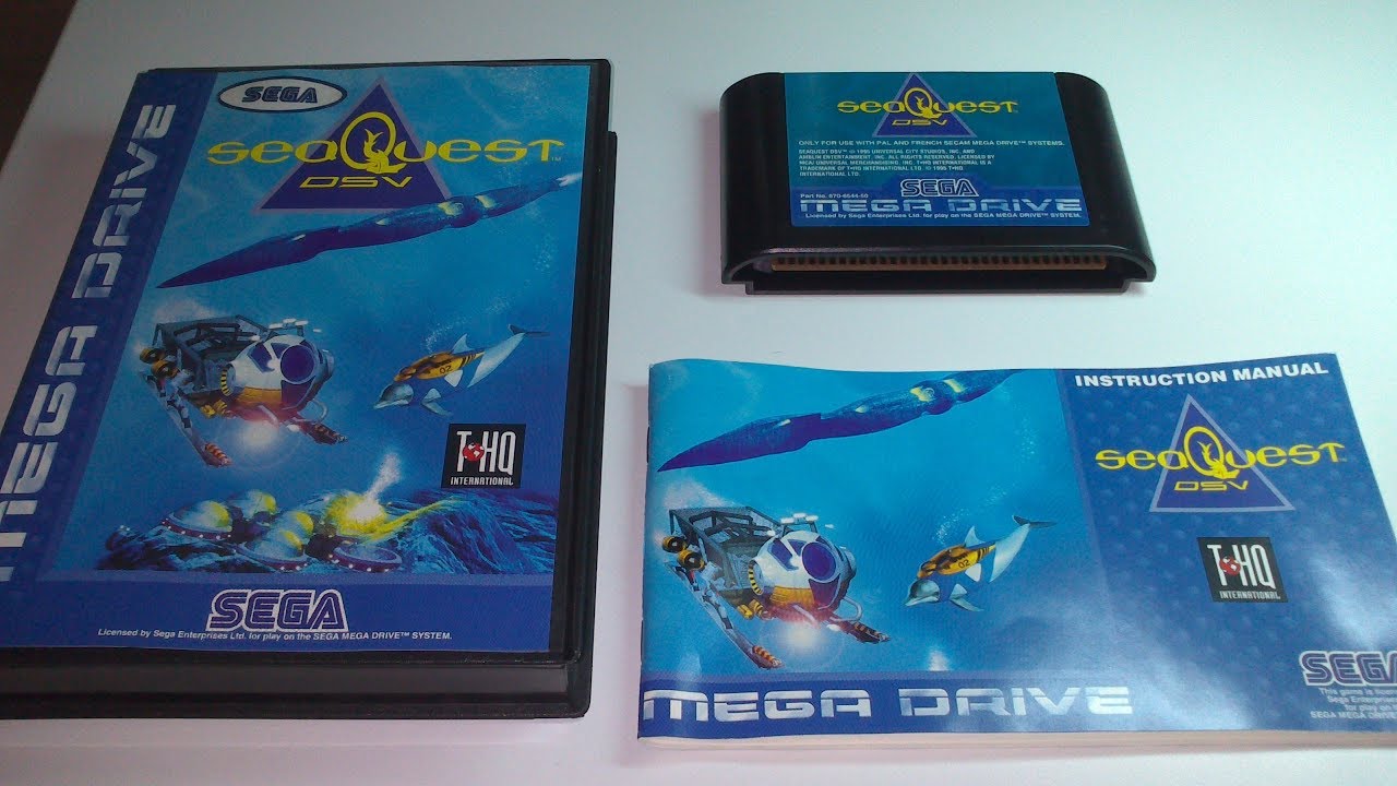 Распаковка геймплей с комментариями игры SeaQuest SEGA YouTube