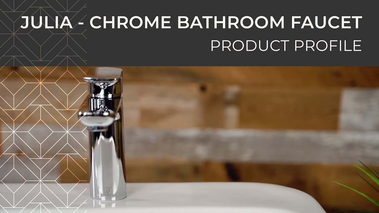 JULIA - Chrome Bathroom Sink Faucet | PEARL Canada