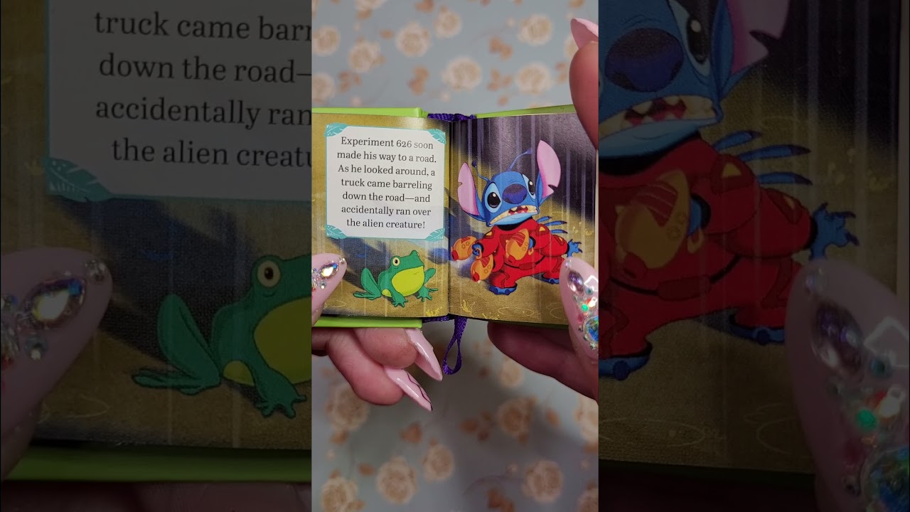 Reading The Tiny Book of Lilo and Stitch📖❤