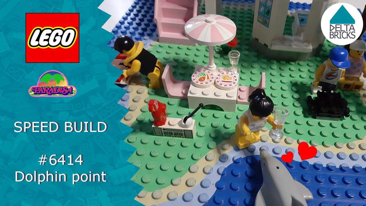 Swimming with the dolphins - LEGO Paradisa 6414 Dolphin Point