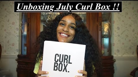 Unboxing my First Curl Box!!!