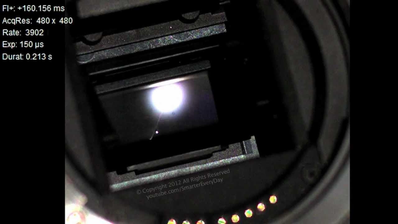 High Speed video of Canon DSLR Shutter Smarter Every Day 40 Full HD
