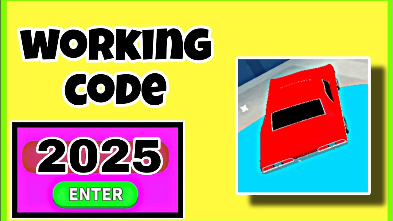 2025 WORKING CODE BE A CAR ROBLOX BE A CAR CODE YouTube 