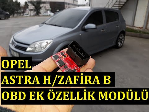 Opel Astra H-Zafira B OBD Ek Özellik Ve Alarm Modülü