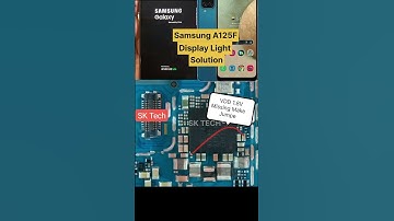 Samsung a12 display light problem solution #sktech #a12 #displaylight