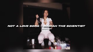 Not A Love Song - Mariah The Scientist [sped up]